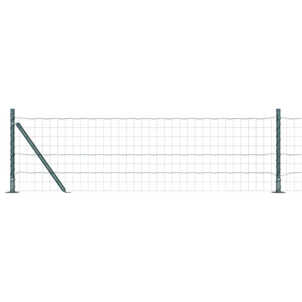 Euro-Zaun mit Betonsockel 50 x 0,4 m PVC-beschichteter Stahl