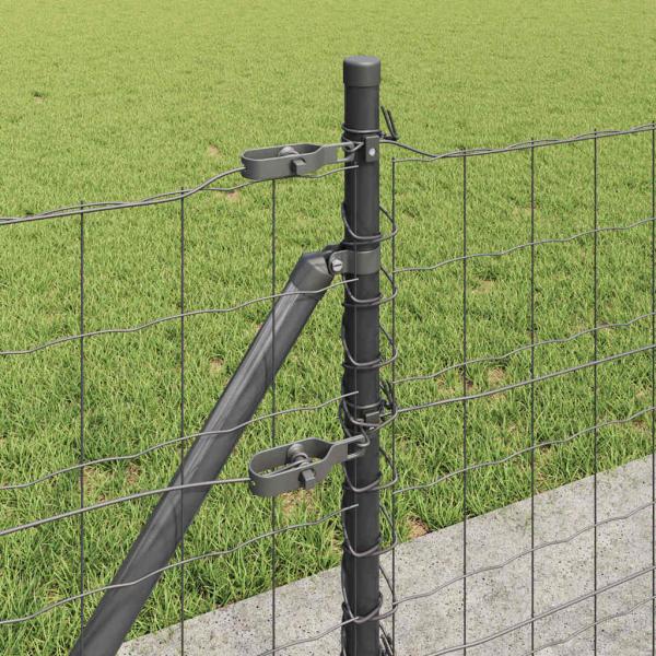 Eurozaun mit 13 Flanschen 0.6x50 m Feuerverzinkter Stahl