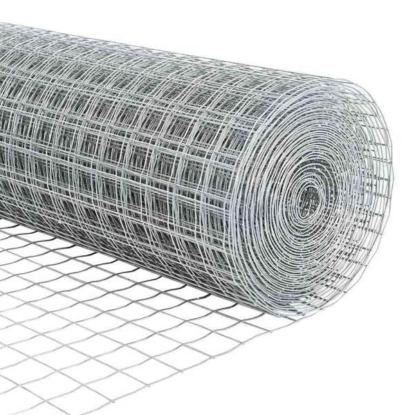 Euro-Zaun mit 7 Flanschen 1,4x10 m Verzinkter Stahl