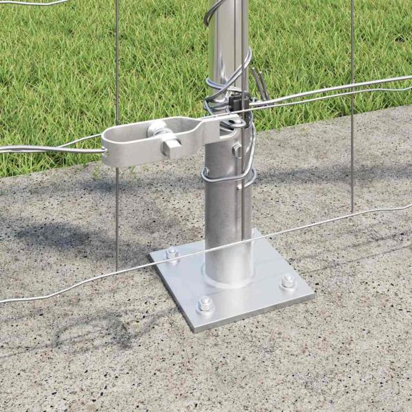 Eurozaun mit 13 Flanschen 1,2x25 m galvanisierter Stahl