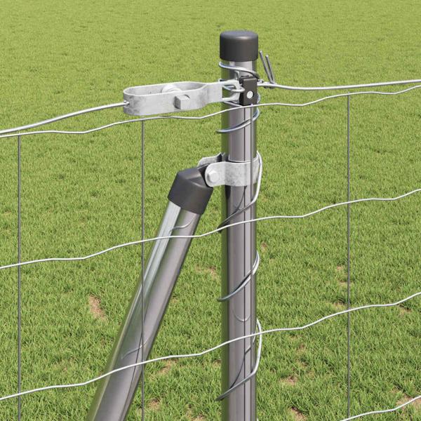 Eurozaun mit 13 Flanschen 1,2x25 m galvanisierter Stahl