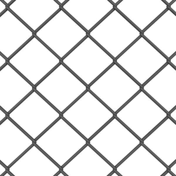 Kettengliedzaun Set aus 2 Grau Stahl, PVC 25 x 1 m Langlebig