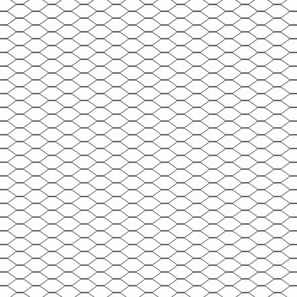 Sechseckzaun Grau 1x10 m Stahl, Zaunpfosten mit Spitze 7 Stück Ø32 mm 120 cm verzinkter Stahl