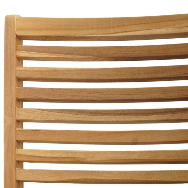 7-teiliges Garten Essbereich Klappbar Massivholz Teak, Gartenstühle 2 Stück Massivholz Teak