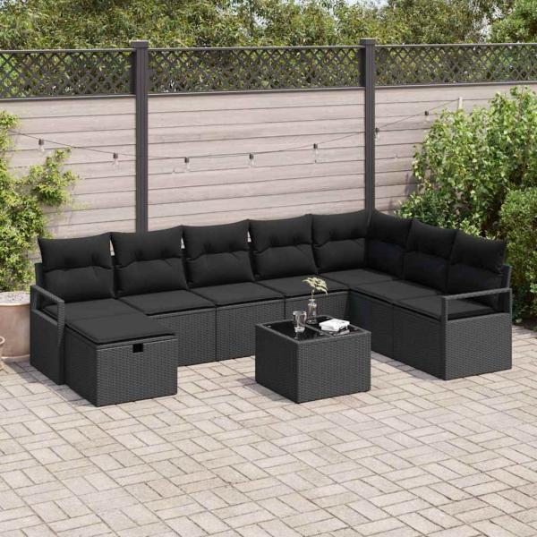 ARDEBO.de - Sofa Set 6 Stk. Poly-Rattan