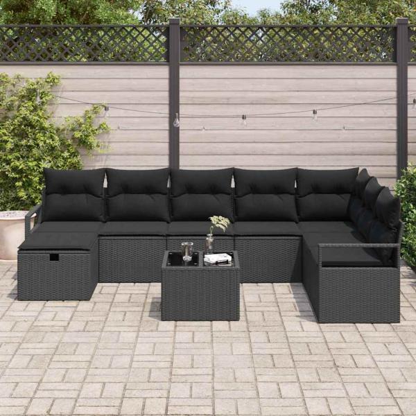 Sofa Set 6 Stk. Poly-Rattan