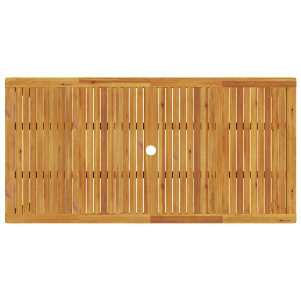 ARDEBO.de - 7-teiliges Akazienholz Garten-Essset