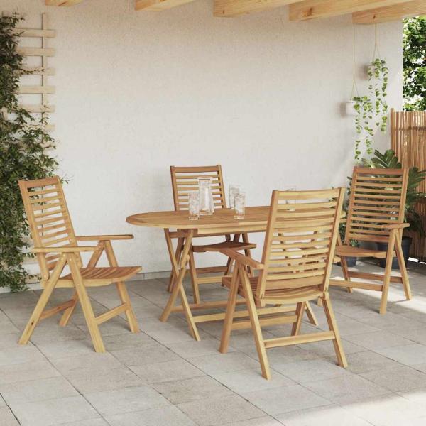 Gartenstühle Klappbar 4 Stk Massivholz Teak, Gartenstühle 2 Stk Massivholz Teak