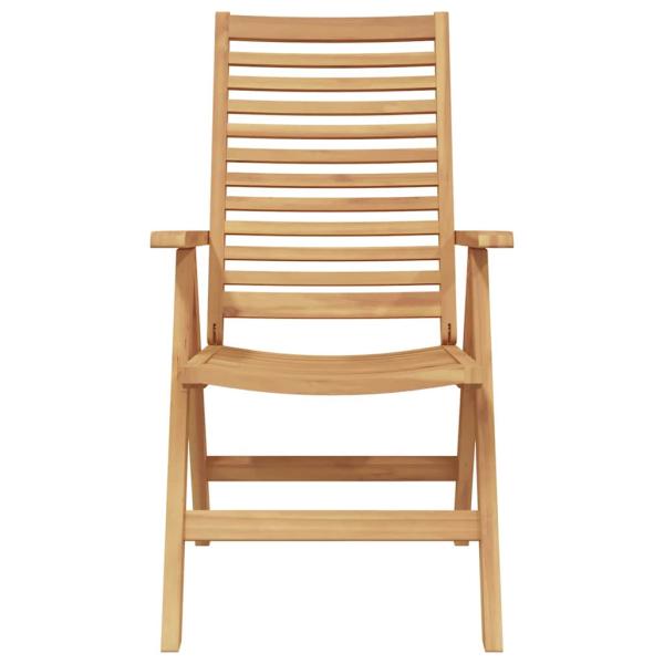 Gartenstühle Faltbar 8 pcs Massivholz Teak, Gartenstühle 2 pcs Massivholz Teak