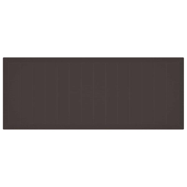 Gartentisch Braun 250x100x73 cm Poly Rattan, Gartentisch Braun 100x100x73 cm Poly Rattan, Gartentisch Braun 150x100x73 cm Poly Rattan