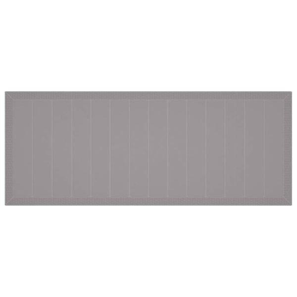 Gartentisch Hellgrau 250x100x73 cm Poly Rattan, Gartentisch Hellgrau 100x100x73 cm Poly Rattan, Gartentisch Hellgrau 150x100x73 cm Poly Rattan