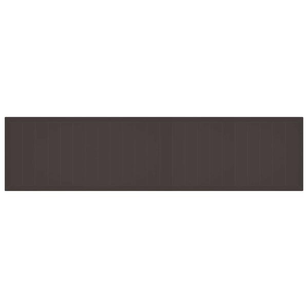 ARDEBO.de - 15-teiliges Garten Esszimmer Set mit Kissen Braunes Poly-Rattan, Gartentisch Braun 250x100x73 cm Poly-Rattan, Gartentisch Braun 150x100x73 cm Poly-Rattan, Gartenstühle mit Kissen 2 Stück Braun Poly-Rattan, Gartenstühle mit Kissen 4 Stück Braun