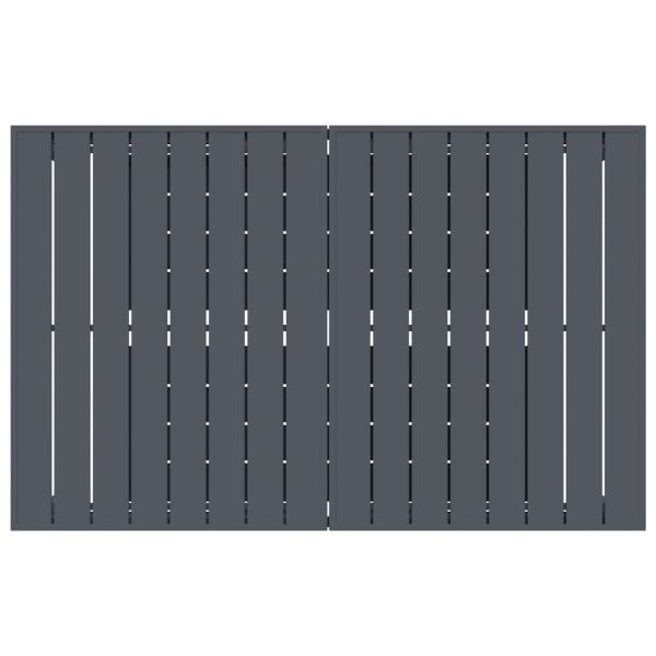 Garten Essgruppe 9 pcs Anthrazit Stahl