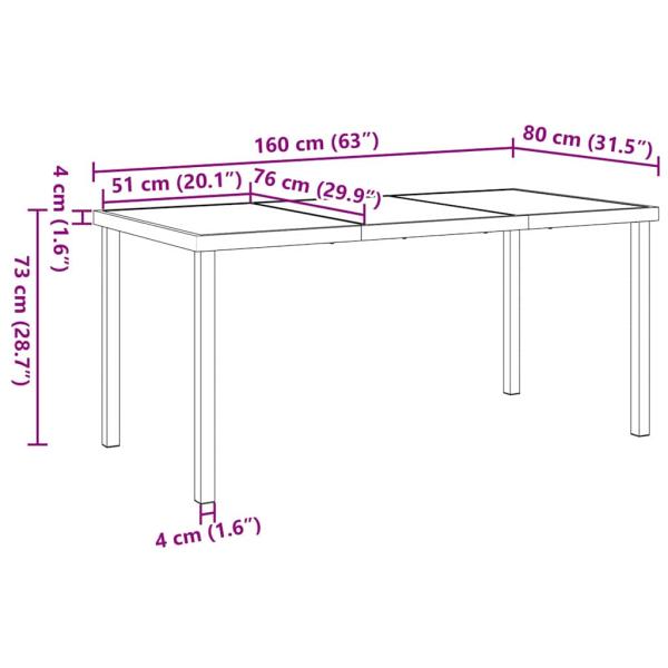 5-teiliges Garten Essset mit Kissen Schwarz Poly-Rattan, Gartentisch Schwarz 160x80x73 cm mit Sicherheitsglas