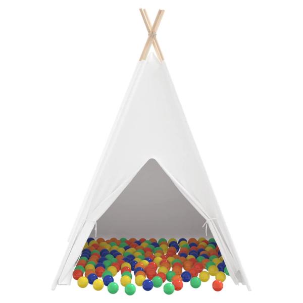 Kinder Teepee Zelt mit Tasche Pfirsich & Spielbälle Haut Weiß