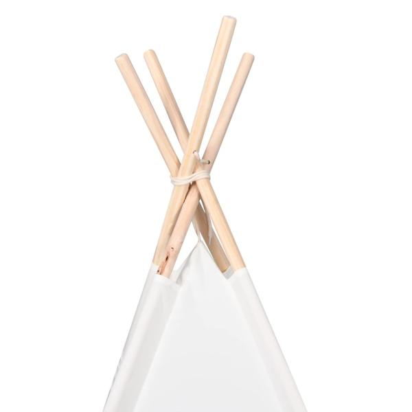 Kinder-Teepee-Zelt mit Tasche Pfirsich & Spielbälle Haut Weiß