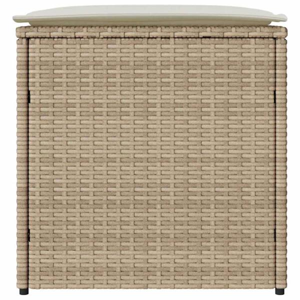 Aufbewahrungskasten Beige und cremeweiß