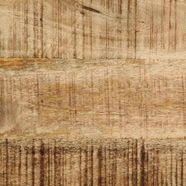 Schreibtisch 80x50x75 cm aus massivem Holz mit rohem Mango