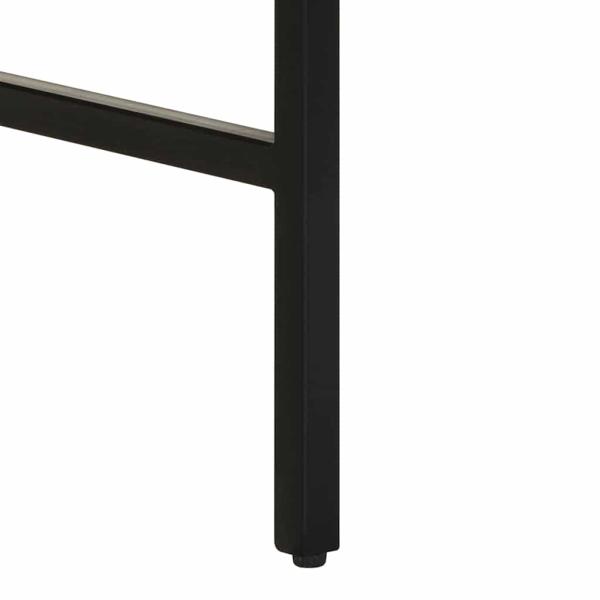 Schreibtisch 80x50x75 cm aus massivem Holz mit rohem Mango