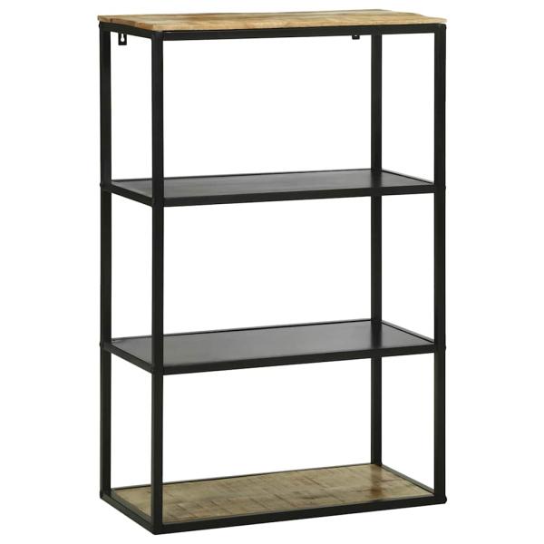 ARDEBO.de - Bücherregal 70x35x110 cm Massivholz Grob Mango