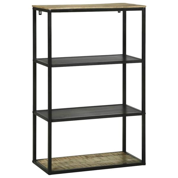 Bücherregal 70x35x110 cm Massivholz Grob Mango