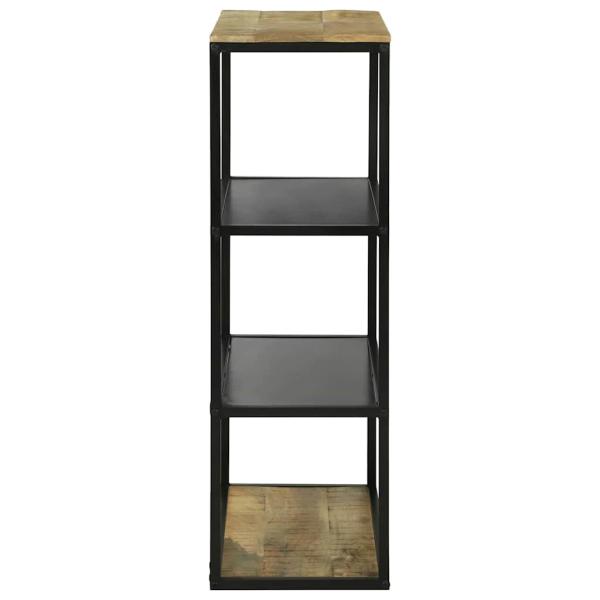 Bücherregal 70x35x110 cm Massivholz Grob Mango