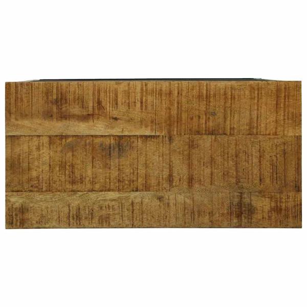 Bücherregal 70x35x110 cm Massivholz Grob Mango