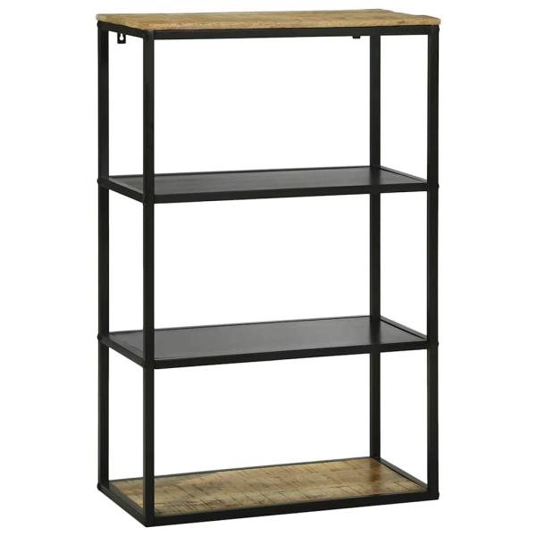 Bücherregal 70x35x110 cm Massivholz Grob Mango
