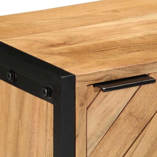 Nachttisch 40x30x50 cm Massivholz Akazie