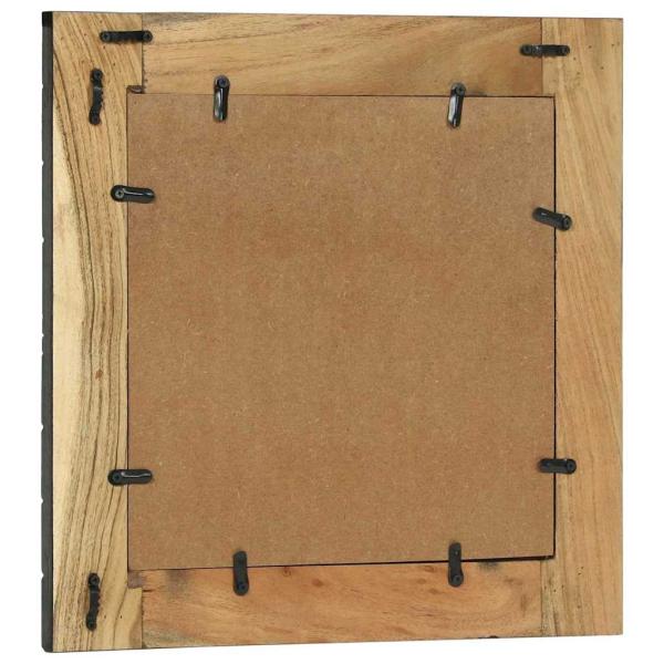 Spiegel 2 Stück 50x2x50 cm Massivholz Akazie