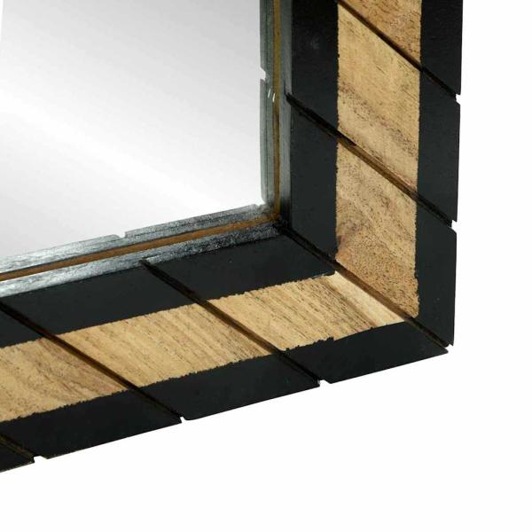Spiegel 2 Stück 50x2x50 cm Massivholz Akazie