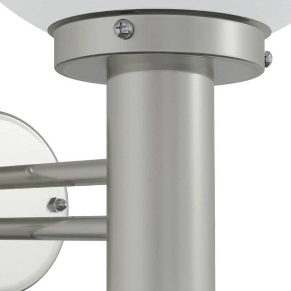 Außenwandbeleuchtung Silber Edelstahl IP44