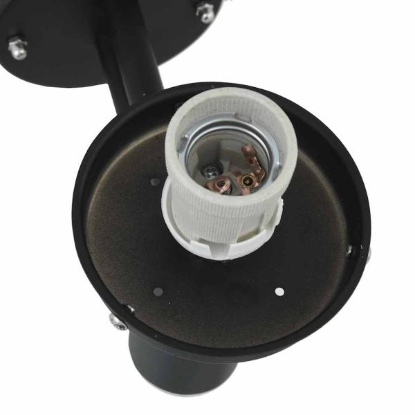 Außen-Wandleuchte Schwarz Edelstahl IP44