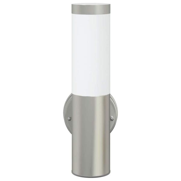 Außenwandlampe Silber Edelstahl IP44