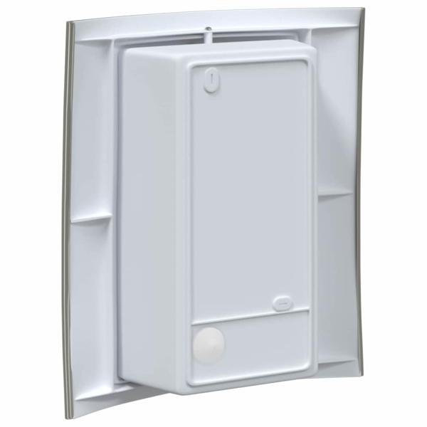 Außenwandleuchten mit Sensor 2 Stück Silber Edelstahl IP44