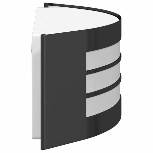 Außen Wandleuchte Schwarz Edelstahl IP44