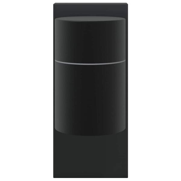 Außenwandleuchten 2 Stück Schwarz Edelstahl IP44