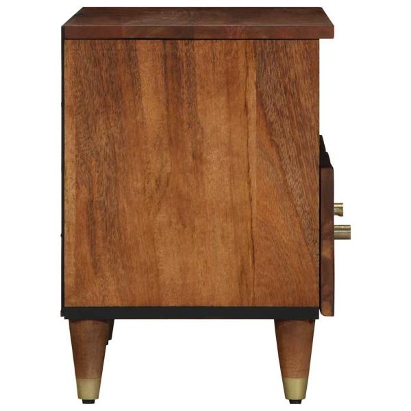 TV-Schrank 70x33x46 cm Massivholz Mango