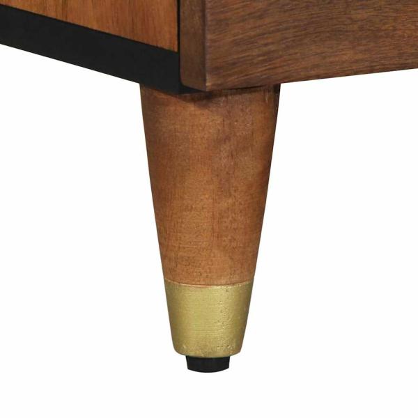 TV-Schrank 70x33x46 cm Massivholz Mango