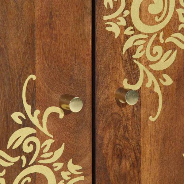 Sideboard 60x33x75 cm aus massivem Mango Holz