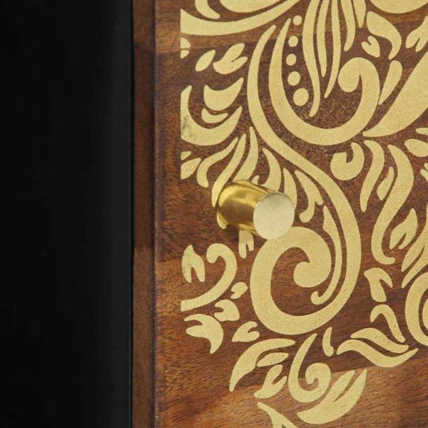 Couchtisch 80x50x40 cm Massivholz Mango