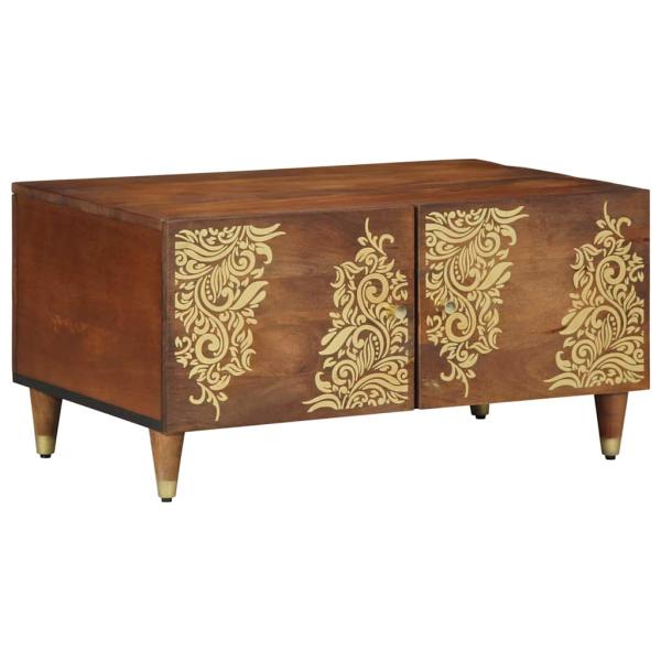 ARDEBO.de - Couchtisch 80x50x40 cm Massivholz Mango