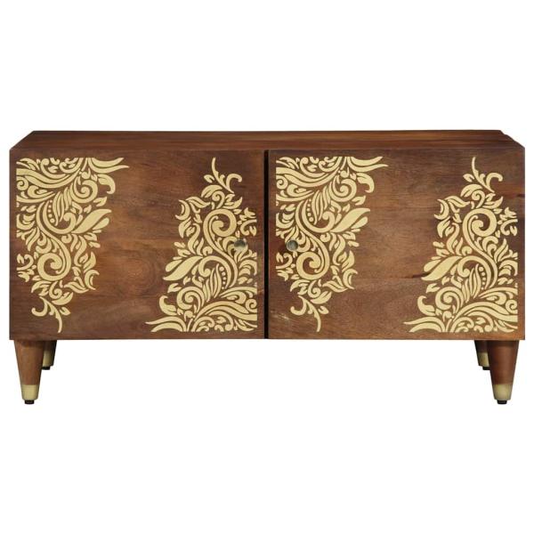 Couchtisch 80x50x40 cm Massivholz Mango