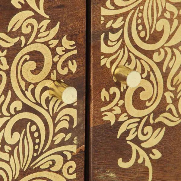 Couchtisch 80x50x40 cm Massivholz Mango