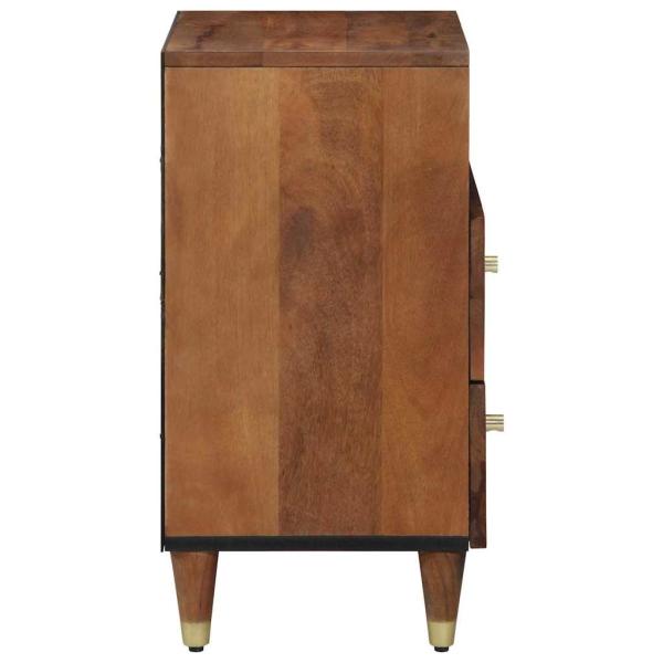 Nachttisch 50x33x60 cm Massivholz Mango