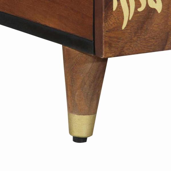 Couchtisch 80x54x40 cm Massivholz Mango