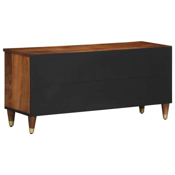 TV-Schrank 100x33x46 cm aus massivem Mangoholz
