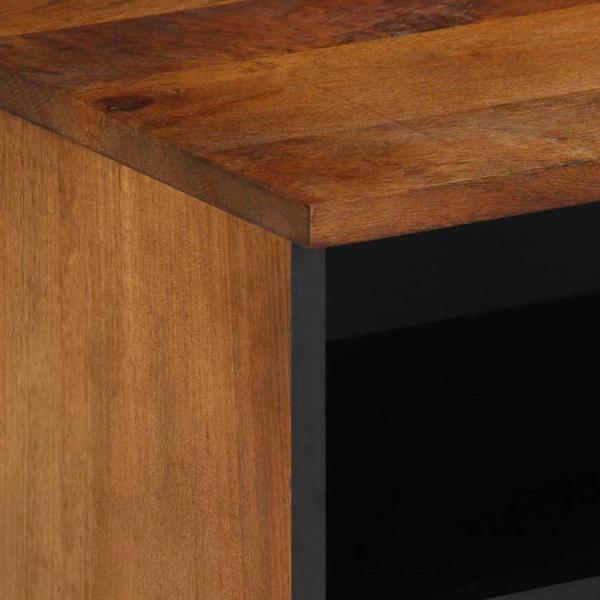 TV-Schrank 100x33x46 cm aus massivem Mangoholz