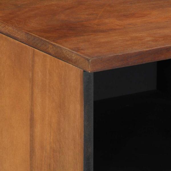 TV-Schrank 100x33x46 cm Massivholz Mango