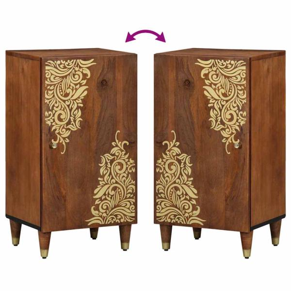 Sideboard 40x33x75 cm Massivholz Mango